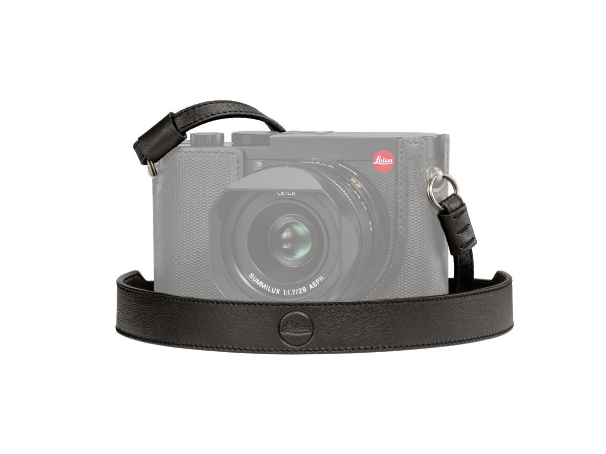 Leica Cinghia a tracolla, in pelle, black Leica Cinghia a tracolla, in pelle, black